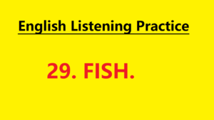 Learn English through Story - Fish - Level 1