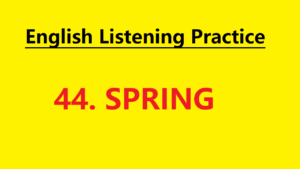 Learn English through Story - Spring - Level 1