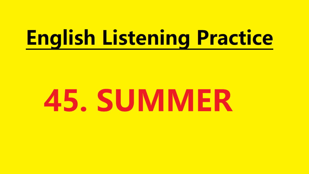 Learn English through Story - Summer - Level 1