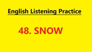 Learn English through Story - Snow - Level 1