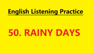 Learn English through Story - Rainy Days - Level 1