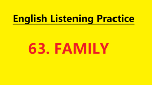 Learn English through Story - Family - Level 1