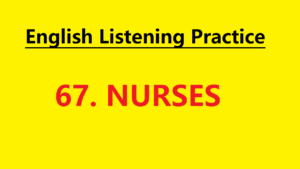 Learn English through Story - Nurses - Level 1