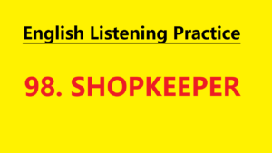 Learn English through Story - Shopkeeper - Level 1